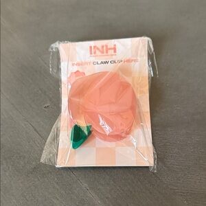 Peach and Green Kids Hair Clip